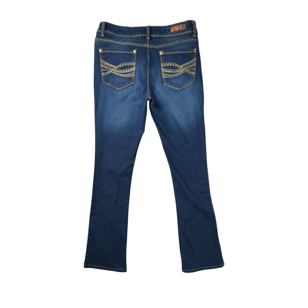 Lei Ashley Lowrise Slim Boot Jeans Flex Stone Wash Women 7 Reg Y2K - Picture 11 of 12